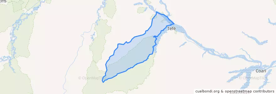 Mapa de ubicacion de Alvarães.