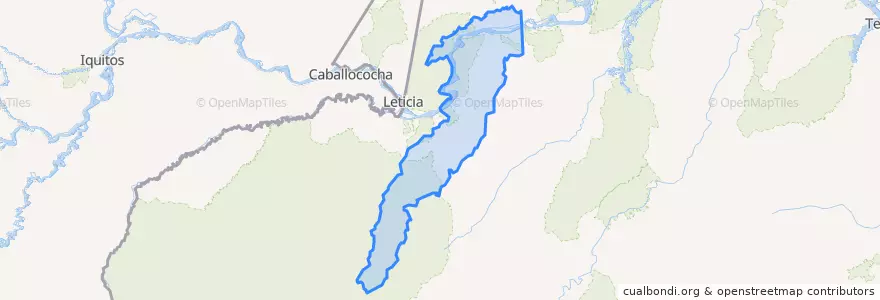 Mapa de ubicacion de São Paulo de Olivença.
