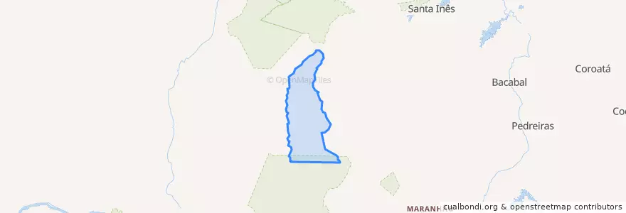 Mapa de ubicacion de Buriticupu.