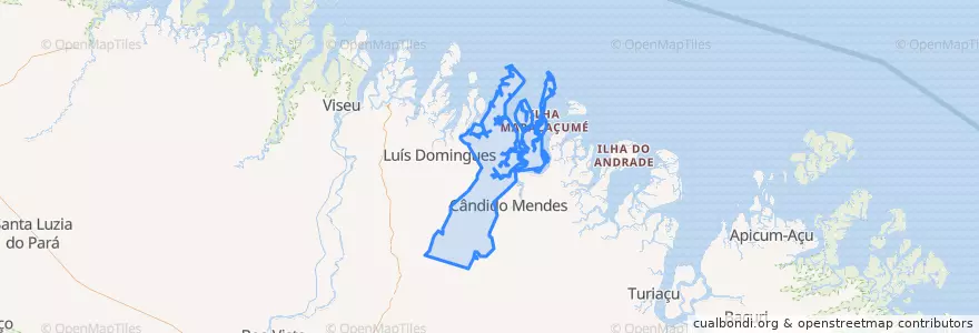 Mapa de ubicacion de Godofredo Viana.