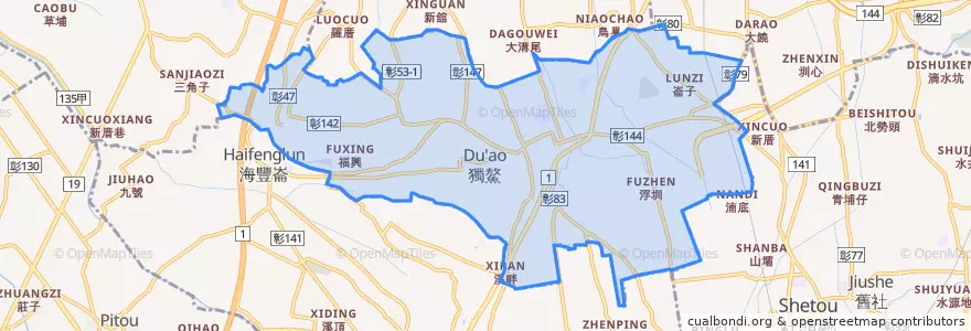 Mapa de ubicacion de 永靖鄉.