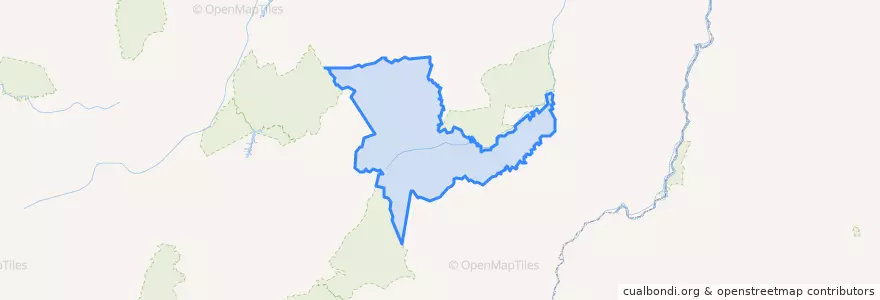 Mapa de ubicacion de Nova Xavantina.