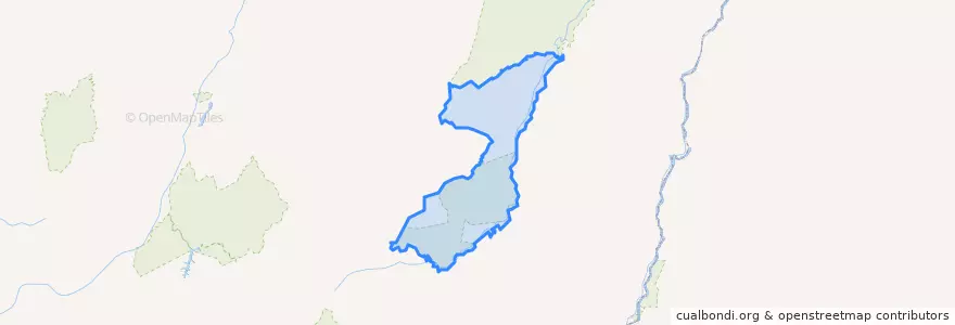 Mapa de ubicacion de Nova Nazaré.