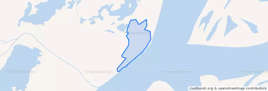 Mapa de ubicacion de Андегский сельсовет.