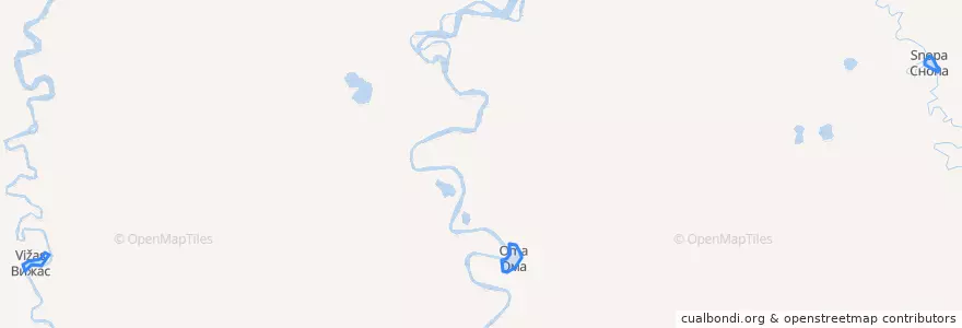 Mapa de ubicacion de Омский сельсовет.
