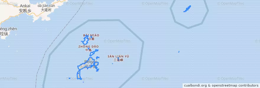 Mapa de ubicacion de 베이간향.