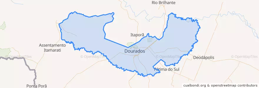Mapa de ubicacion de دورادوس.
