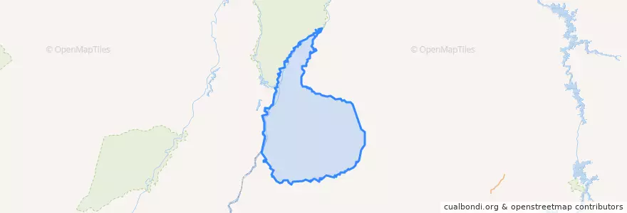 Mapa de ubicacion de São Miguel do Araguaia.