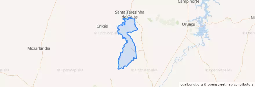 Mapa de ubicacion de Guarinos.