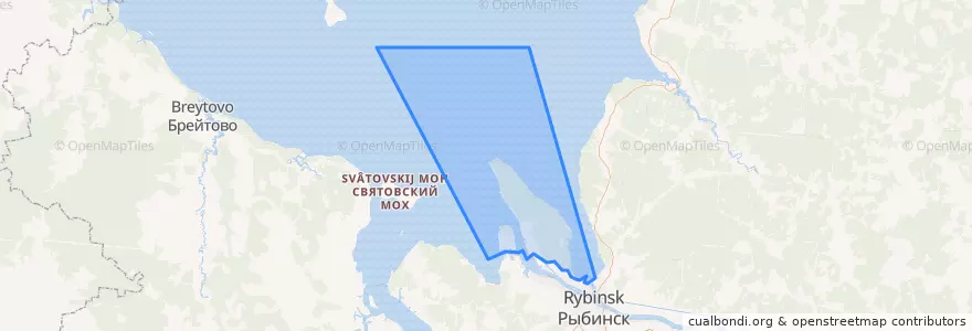 Mapa de ubicacion de Каменниковское сельское поселение.