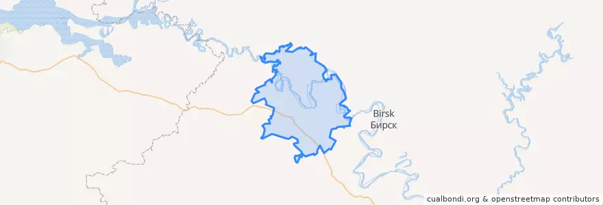 Mapa de ubicacion de Дюртюлинский район.