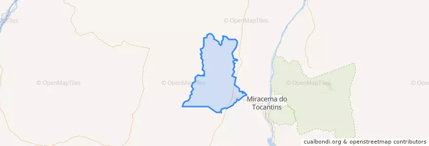 Mapa de ubicacion de Miranorte.