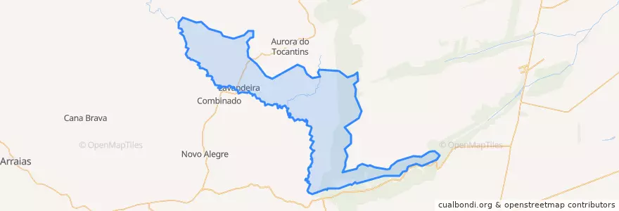 Mapa de ubicacion de Lavandeira.