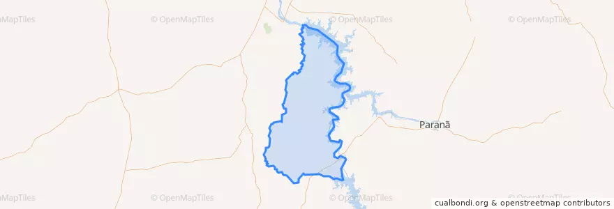 Mapa de ubicacion de São Salvador do Tocantins.