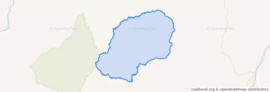 Mapa de ubicacion de Campos Lindos.