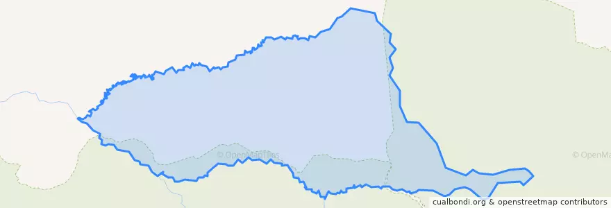 Mapa de ubicacion de São Félix do Tocantins.