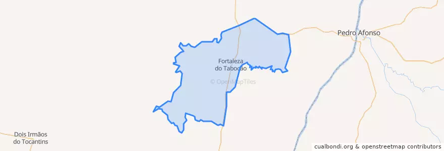 Mapa de ubicacion de Fortaleza do Tabocão.