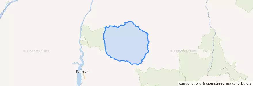 Mapa de ubicacion de Rio Sono.
