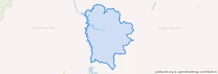 Mapa de ubicacion de Paranã.