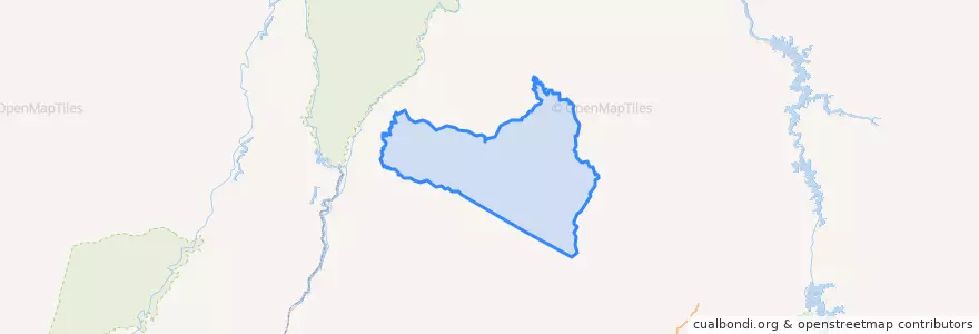 Mapa de ubicacion de Araguaçu.