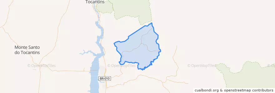Mapa de ubicacion de Aparecida do Rio Negro.
