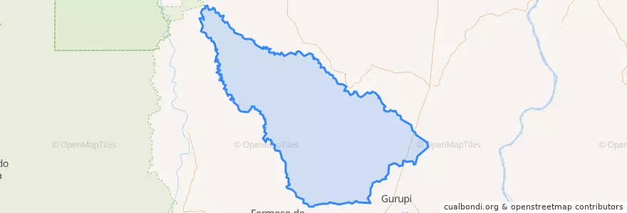 Mapa de ubicacion de Dueré.