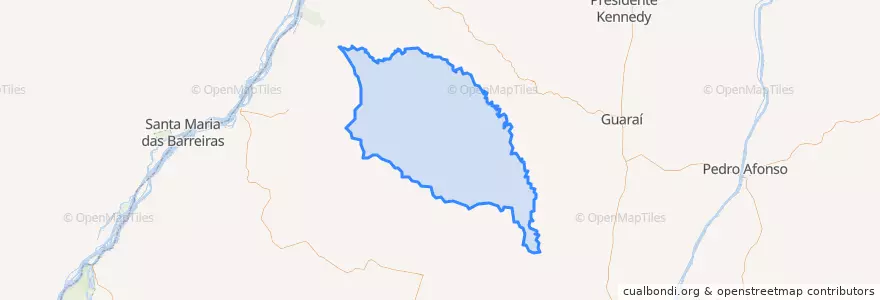 Mapa de ubicacion de Goianorte.