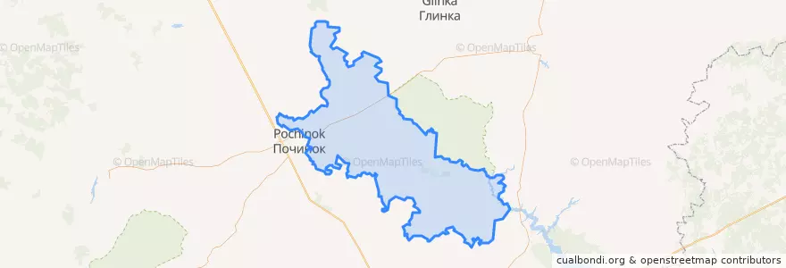 Mapa de ubicacion de Ленинское сельское поселение.