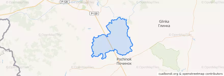 Mapa de ubicacion de Мурыгинское сельское поселение.