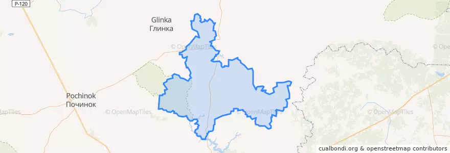 Mapa de ubicacion de Леонидовское сельское поселение.