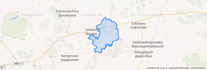 Mapa de ubicacion de Суетовское сельское поселение.
