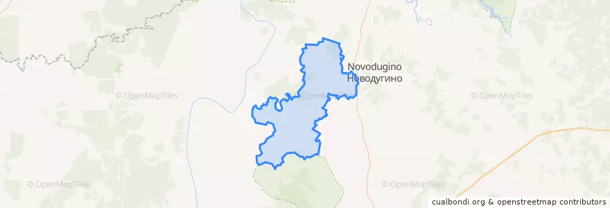 Mapa de ubicacion de Извековское сельское поселение.