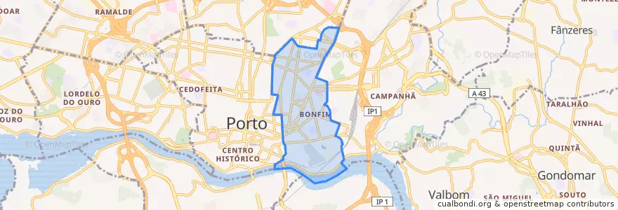 Mapa de ubicacion de Bonfim.