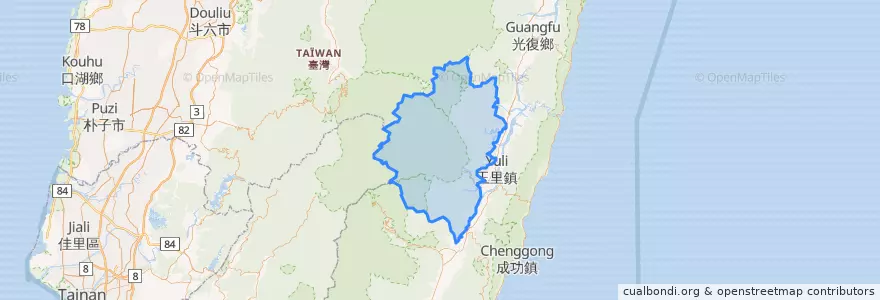 Mapa de ubicacion de 卓溪鄉.