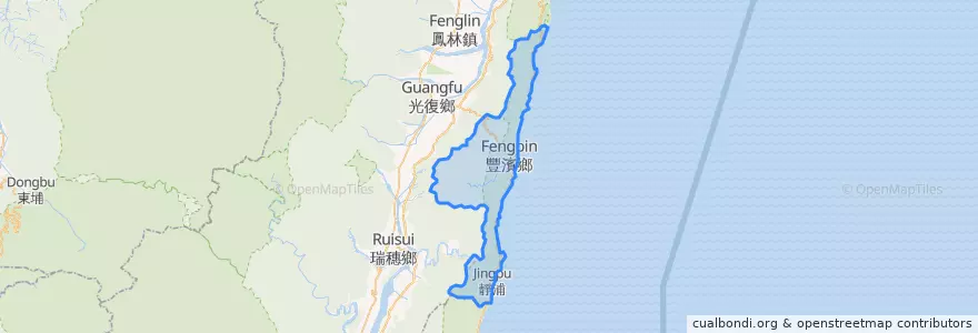 Mapa de ubicacion de 豊浜郷.