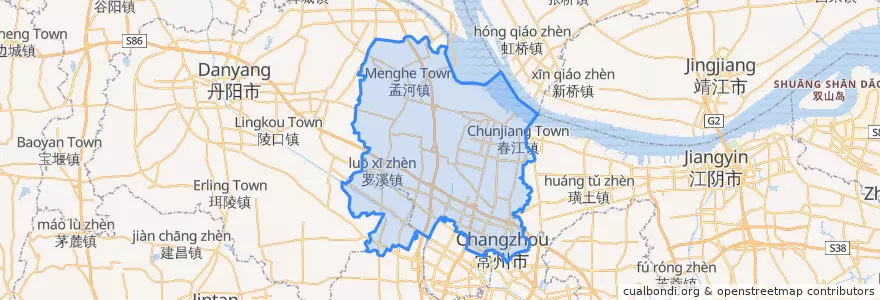 Mapa de ubicacion de Xinbei District.