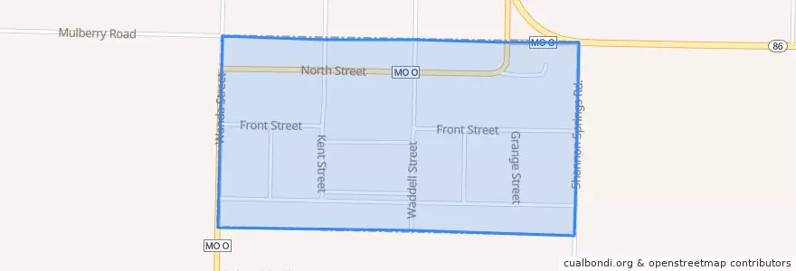 Mapa de ubicacion de Stark City.