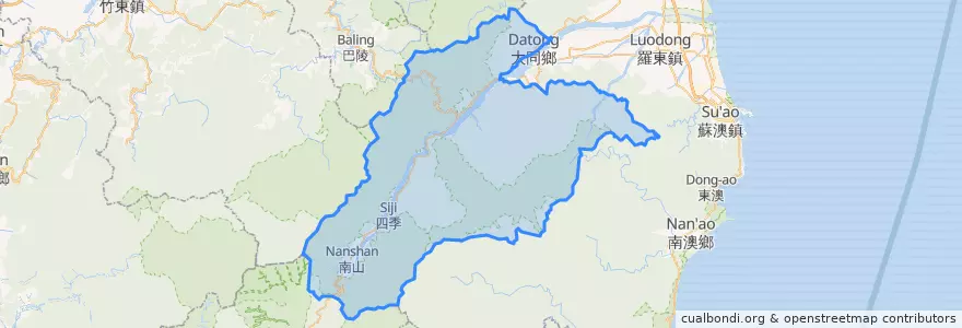 Mapa de ubicacion de 다퉁 향.