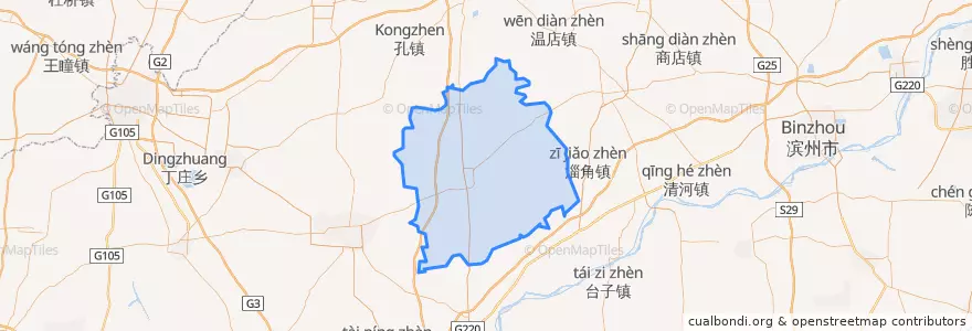 Mapa de ubicacion de 商河县.