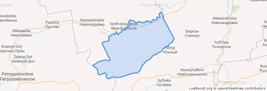 Mapa de ubicacion de Хлеборобный сельсовет.