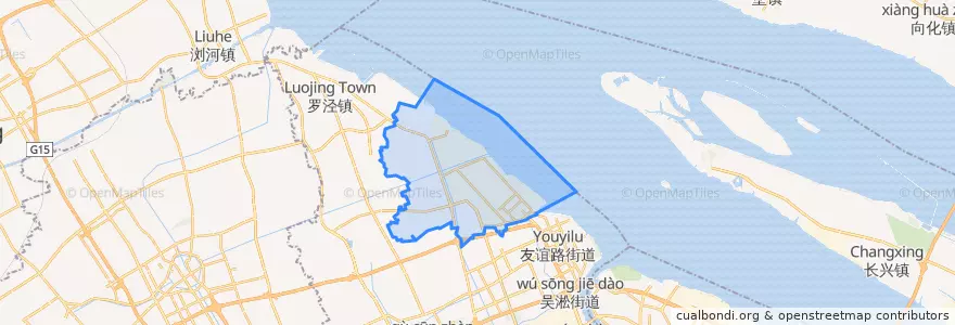 Mapa de ubicacion de 月浦镇.