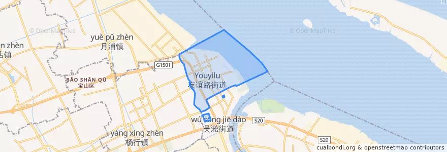 Mapa de ubicacion de 友谊路街道.