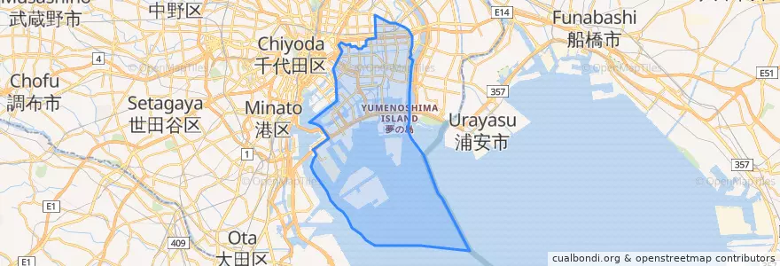 Mapa de ubicacion de Koto.