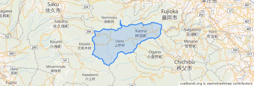 Mapa de ubicacion de Tano County.