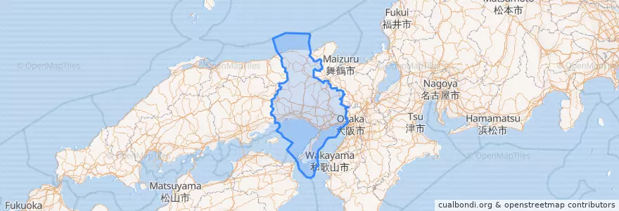 Mapa de ubicacion de 兵庫県.