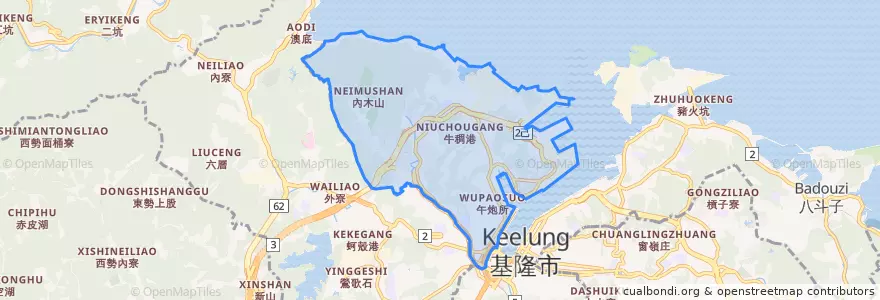 Mapa de ubicacion de 中山區.