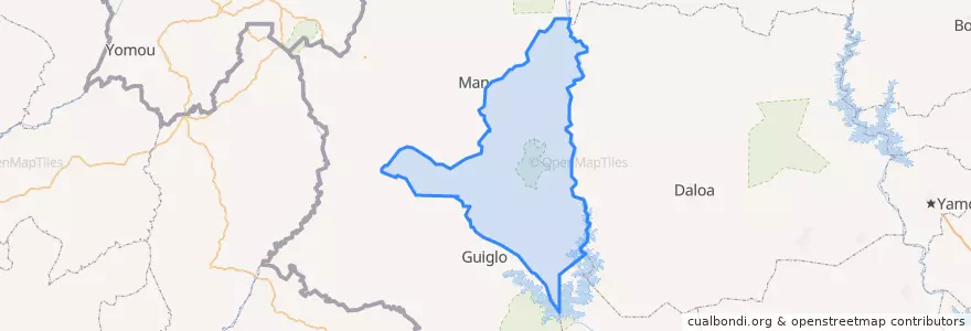 Mapa de ubicacion de Guémon.