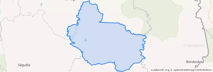 Mapa de ubicacion de Hambol.
