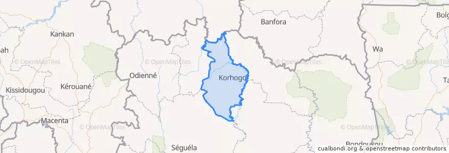 Mapa de ubicacion de بورو.