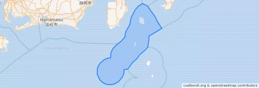 Mapa de ubicacion de Oshima Subprefecture.